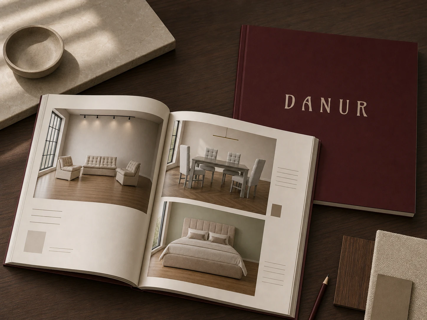 Catálogo editorial de muebles Danur